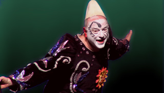 Leo Bassi als Weißclown